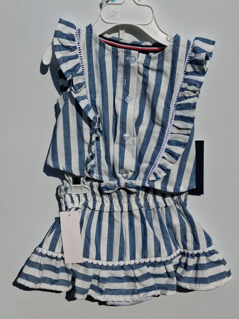 Tommy Hilfiger Toddler Girls Striped Skirt Set